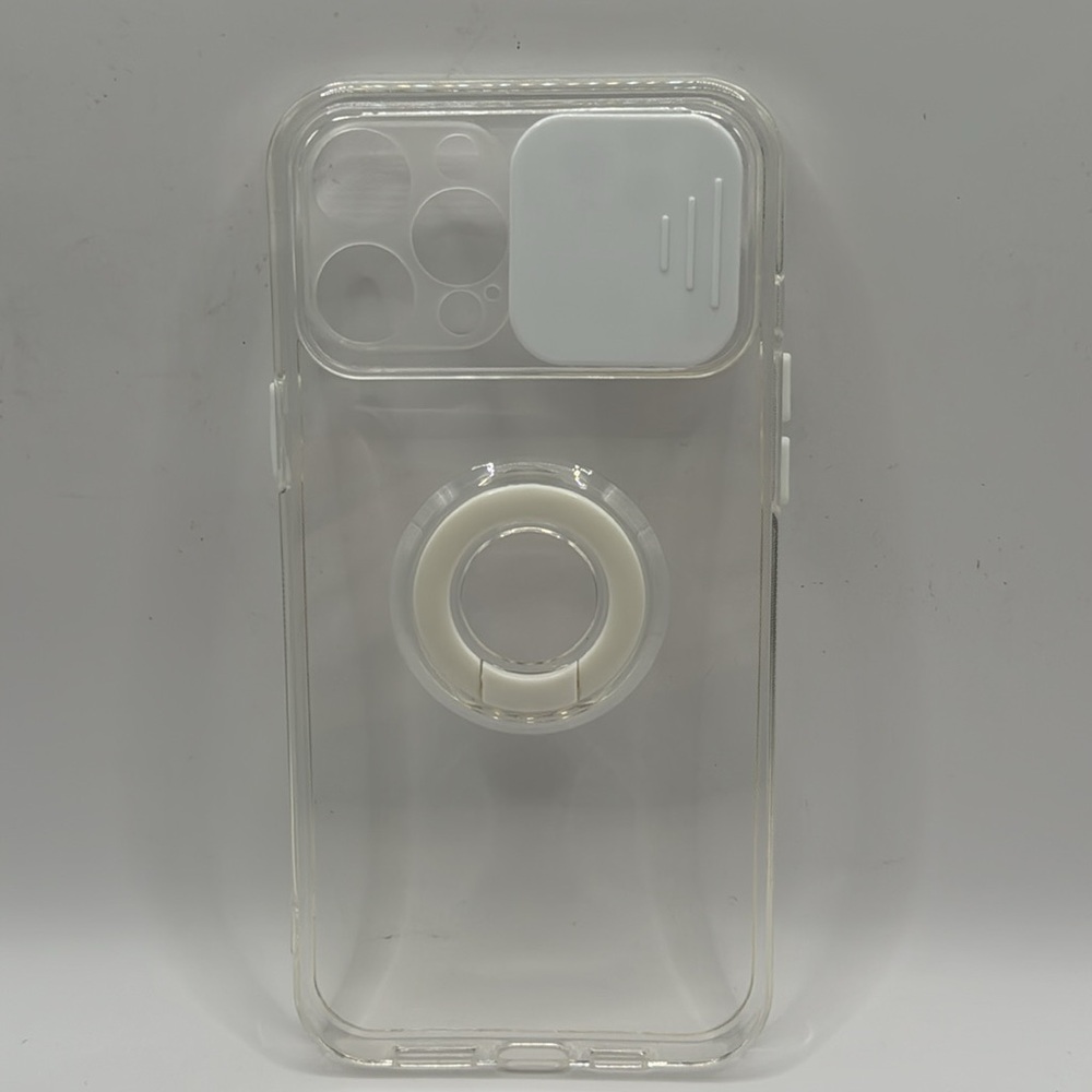 NWT CANSHN™️ iPhone 11 Clear Phone Case With Ring Stand and Camera Cover